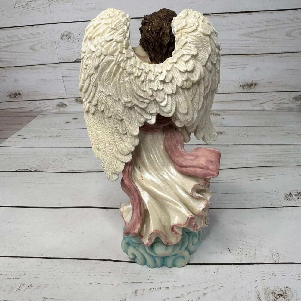 Guardian Angel Figurine By Youngs Natures Blessing Collection 32494‎ NIB Gift
